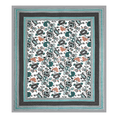 Ethnicjaipuri Cotton floral Bedsheets with Matching Pillow Covers