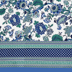 Ethnicjaipuri Dreamy Azure Bedsheet