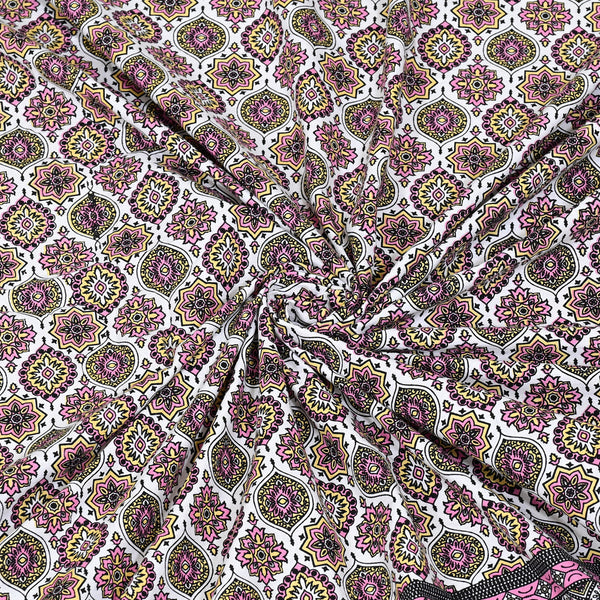 Ethnicjaipuri Pure Comfort Cotton  Bedsheet with 2 Pillow Covers