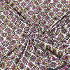 Ethnicjaipuri Pure Cotton CLOTHOLOGY Skin Friendly  Floral bedsheet With 2 Plow