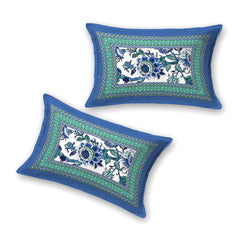 Ethnicjaipuri Dreamy Azure Bedsheet