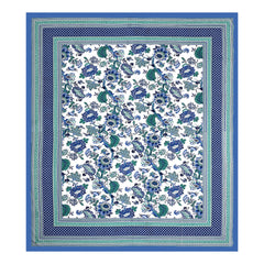 Ethnicjaipuri Dreamy Azure Bedsheet