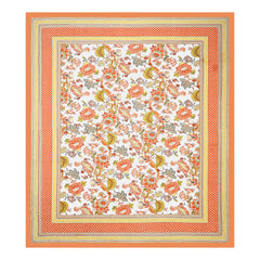 Ethnic Jaipuri Floral 120 TC Cotton Bedsheet with 2 Pillow Covers