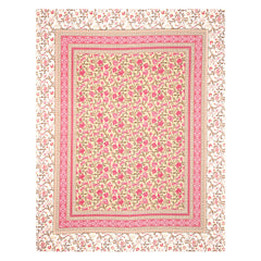 Ethnicjaipuri TOORVI TEXTILE Pure Cotton Flate  Bedsheet with 2 Pillow Covers