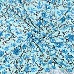 Ethnicjaipuri PURE COMFORT 100% Cotton Jaipuri Block Print Super Badsheet With 2 Plow Covers