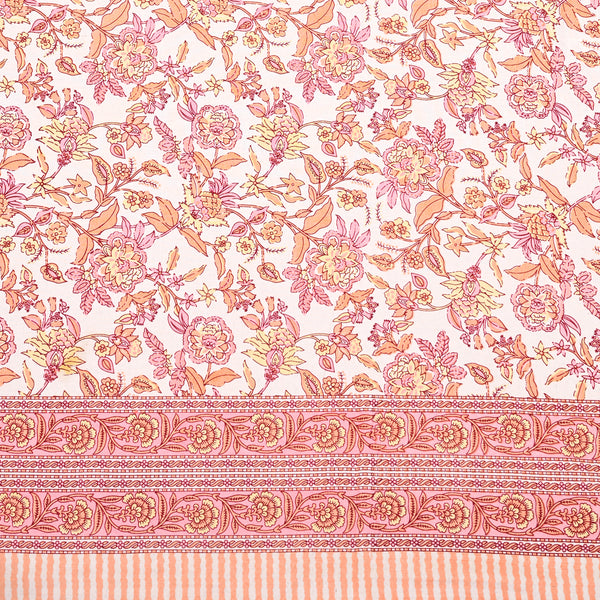 Ethnicjaipuri Adelia Cotton Bedsheets with Matching Pillow Covers