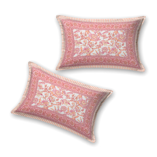 Ethnicjaipuri Adelia Cotton Bedsheets with Matching Pillow Covers