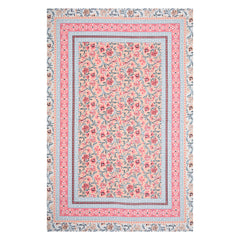 Ethnicjaipuri Print Cotton Flower n Bedsheet With  Plow  Cover